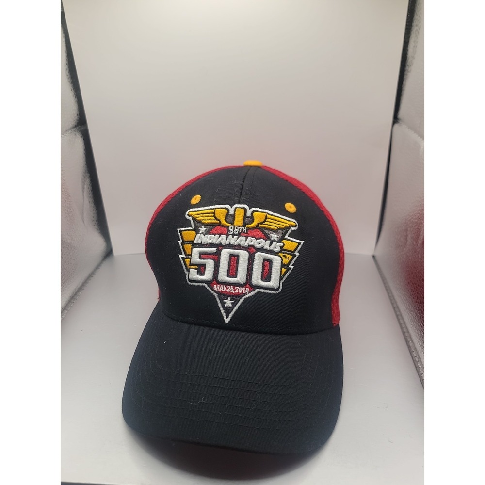 Indianapolis 500 99th Running May 25 2014 Mesh Hat Cap Black Red...